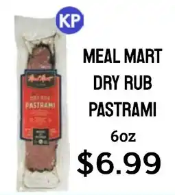 Seven Mile Market Meal mart dry rub pastrami offer