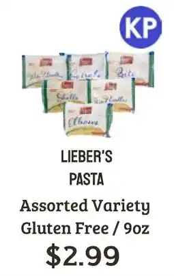 Seven Mile Market Lieber's pasta offer