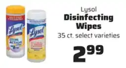 County Market Lysol Disinfecting Wipes offer