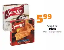 County Market Sara Lee Pies offer