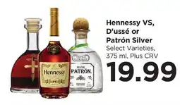 Food 4 Less Hennessy VS, D'ussé or Patrón Silver offer