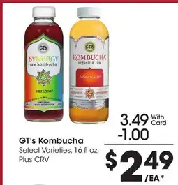 Ralphs GT's Kombucha offer