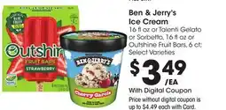 Ralphs Ben & Jerry's Ice Cream offer