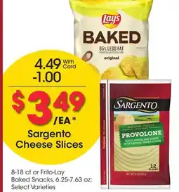 Ralphs Sargento Cheese Slices offer