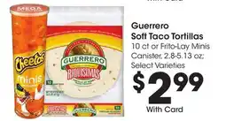 Ralphs Guerrero Soft Taco Tortillas offer