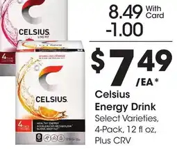 Ralphs Celsius Energy Drink offer