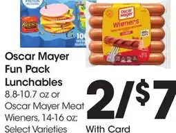 Ralphs Oscar Mayer Fun Pack Lunchables offer