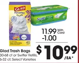 Ralphs Glad Trash Bags offer