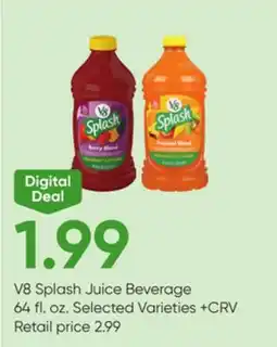 Stater Bros V8 Splash Juice Beverages offer