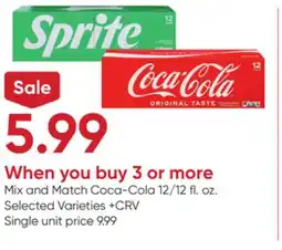 Stater Bros Coca-Cola offer