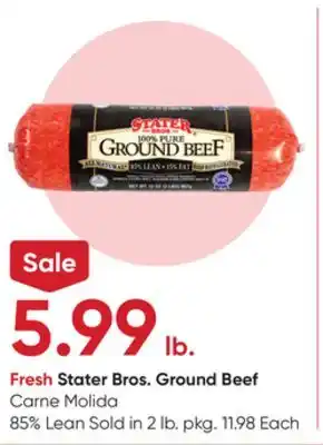 Stater Bros Stater Bros. Ground Beef offer