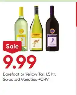 Stater Bros Barefoot or Yellow Tail offer