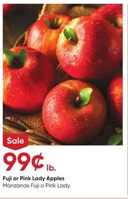 Stater Bros Fuji or Pink Lady Apples offer