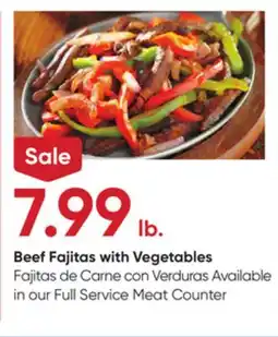 Stater Bros Beef Fajitas with Vegetables offer