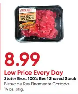 Stater Bros Stater Bros. 100% Beef Shaved Steak offer