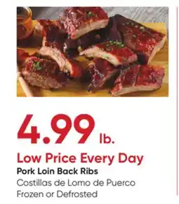 Stater Bros Pork Loin Back Ribs offer