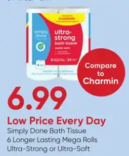 Stater Bros Simply Done Bath Tissue offer