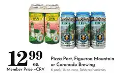 Pavilions Pizza Port, Figueroa Mountain or Coronado Brewing offer