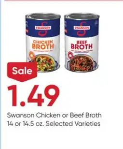 Stater Bros Swanson Chicken or Beef Broth offer