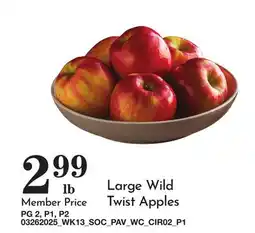 Pavilions Large Wild Twist Apples offer