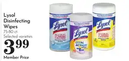 Pavilions Lysol Disinfecting Wipes offer