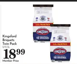 Pavilions Kingsford Briquets Twin Pack offer