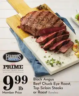 Pavilions Black Angus Beef Chuck Eye Roast, Top Sirloin Steaks or Roast offer