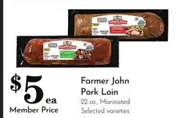 Pavilions Farmer John Pork Loin offer