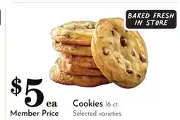 Pavilions Cookies offer