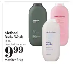 Pavilions Method Body Wash offer