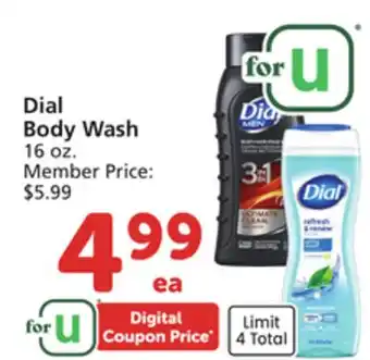 Vons Dial Body Wash offer