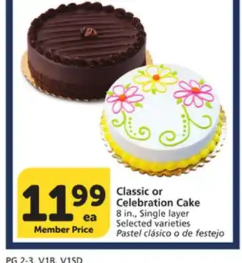 Vons Classic or Celebration Cake offer