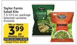 Vons Taylor Farms Salad Kits offer