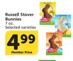 Vons Russell Stover Bunnies offer