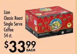 Smart & Final Lion Classic Roast Single Serve Coffee offer