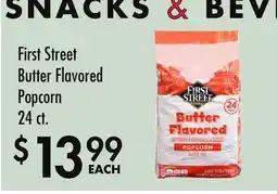 Smart & Final First Street Butter Flavored Popcorn offer