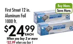 Smart & Final First Street Aluminum Foil offer