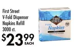 Smart & Final First Street V-Fold Dispenser Napkins Refill offer