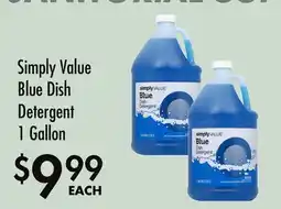 Smart & Final Simply Value Blue Dish Detergent offer