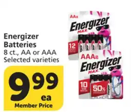 Albertsons Energizer Batteries offer