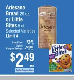 Smart & Final Artesano Bread or Little Bites offer