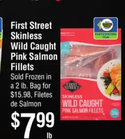 Smart & Final First Street Skinless Wild Caught Pink Salmon Fillets offer