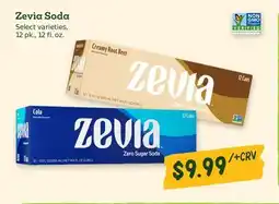 Sprouts Farmers Market Zevia Soda offer