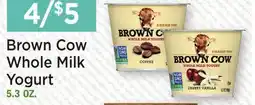 Heinen's Brown Cow Whole Milk Yogurt offer