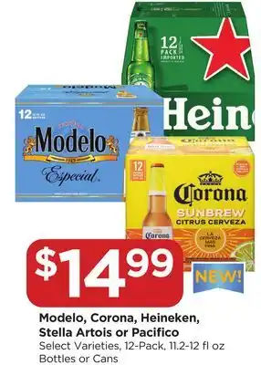 Food 4 Less Modelo, Corona, Heineken, Stella Artois or Pacifico offer