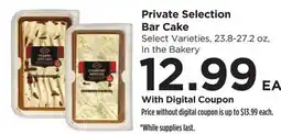 Food 4 Less Private Selection Bar Cake offer