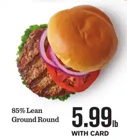 Mariano's 85% Lean Ground Round offer