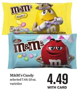 Mariano's M & M' s Candy offer