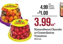 Mariano's NatureSweet Cherubs or Constellation Tomatoes offer