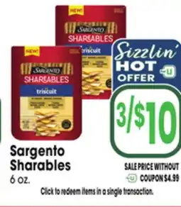 Jewel-Osco Sargento Sharables offer